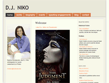 Tablet Screenshot of djnikobooks.com
